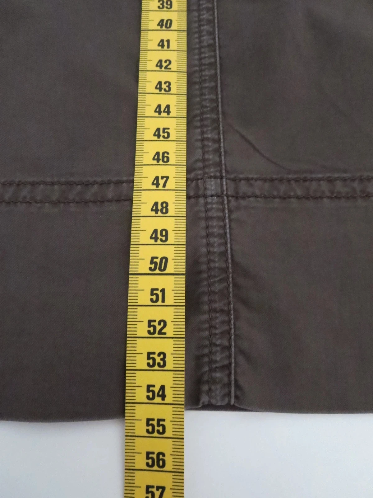 Jupe marron Henry Cotton's taille 42 - 96% coton – photo 5